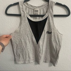 PINK VS Cropped Tank Top Mesh